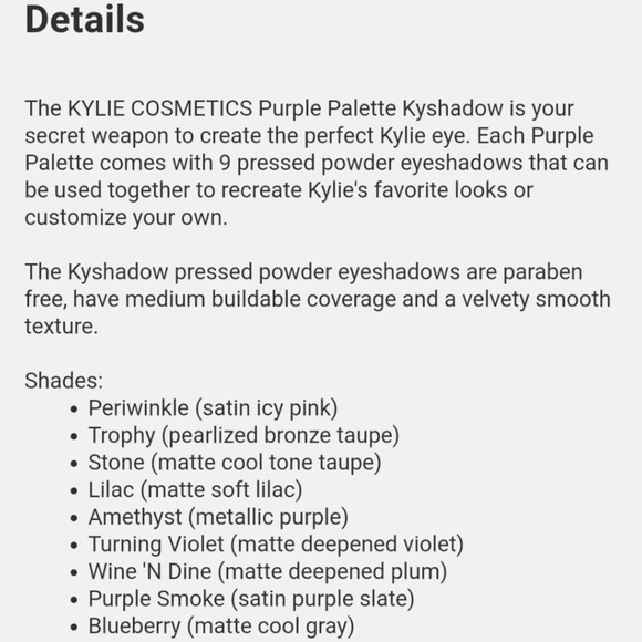 🎉2 X HP🎉 Kylie The Purple Eyeshadow Palette - Picture 16 of 16